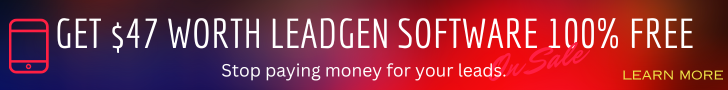 100% free lead generation software - offer