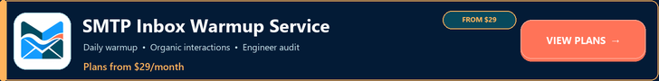 MorphyMail SMTP inbox warmup service