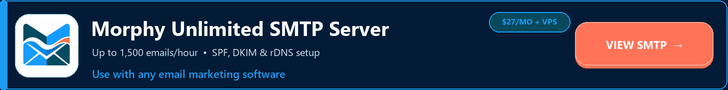 Morphy unlimited SMTP server